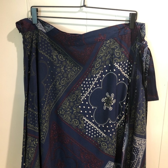 Modcloth Midi Wrap Skirt Size 2x (B9) - Picture 8 of 8